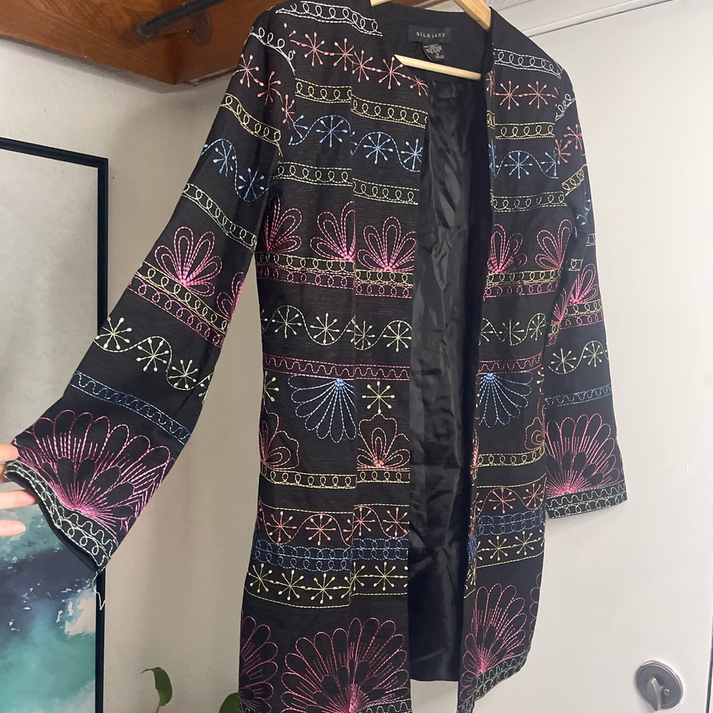 Embroidered Sill jacket